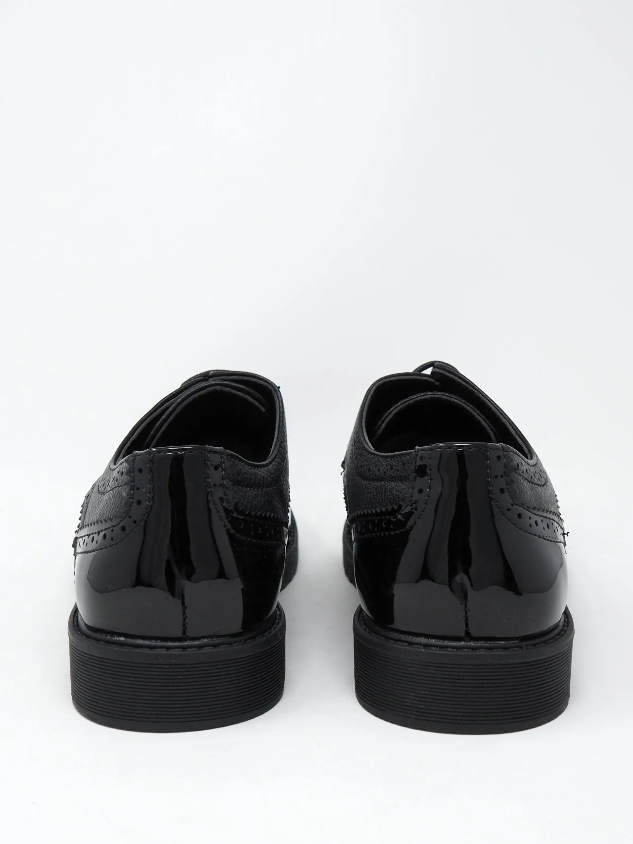 Scarpe eleganti bi-material da uomo
