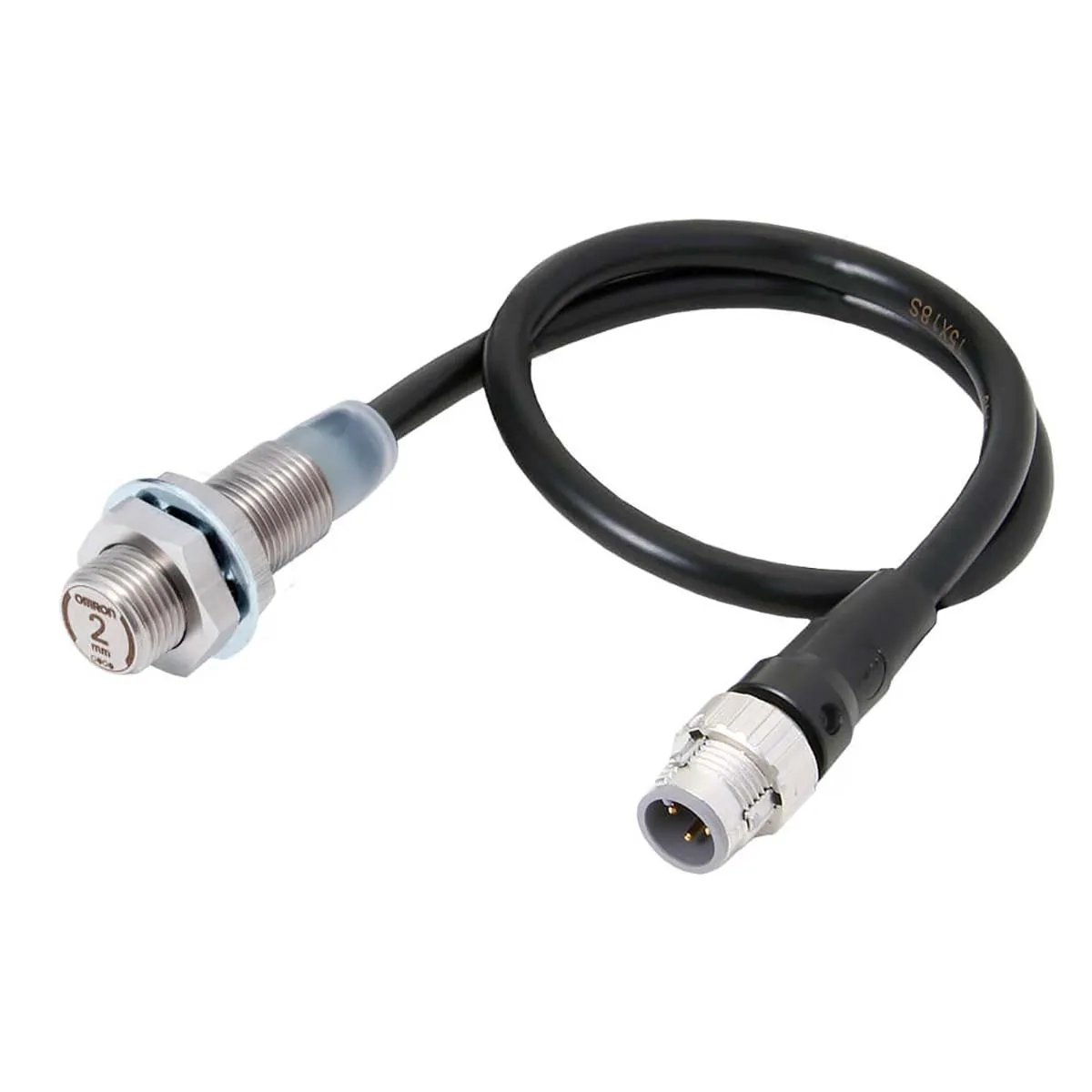Sensore di prossimità Cilindro filettato Omron, M12, rilevamento 2 mm, 10 → 30 V CC