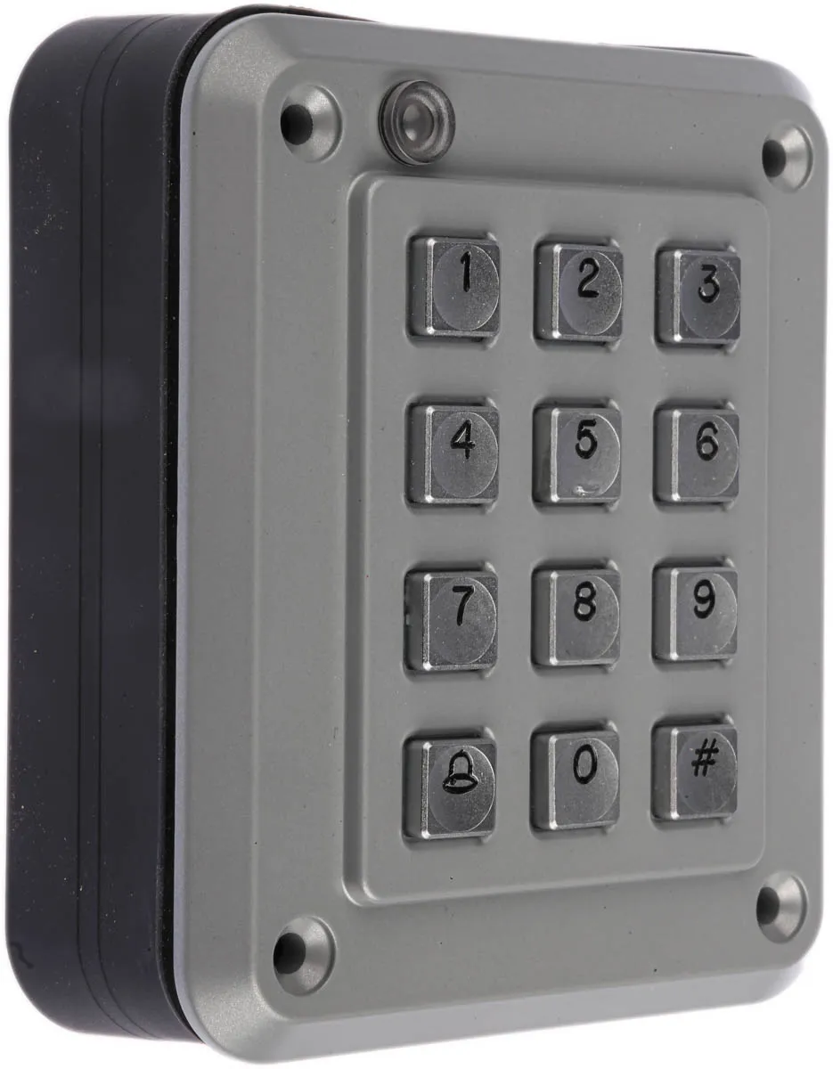Serratura con codice Storm DE1KT102, Tono udibile, LED, tastiera in Zinco cromato