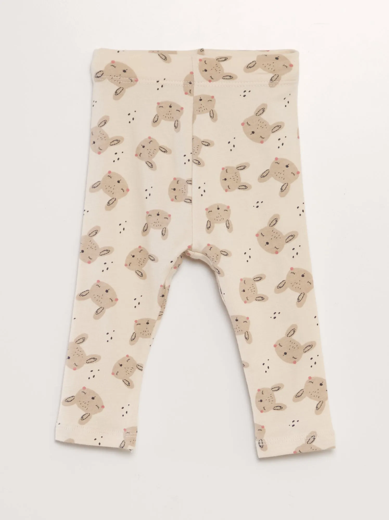 Set di 2 leggings in jersey - ROSA