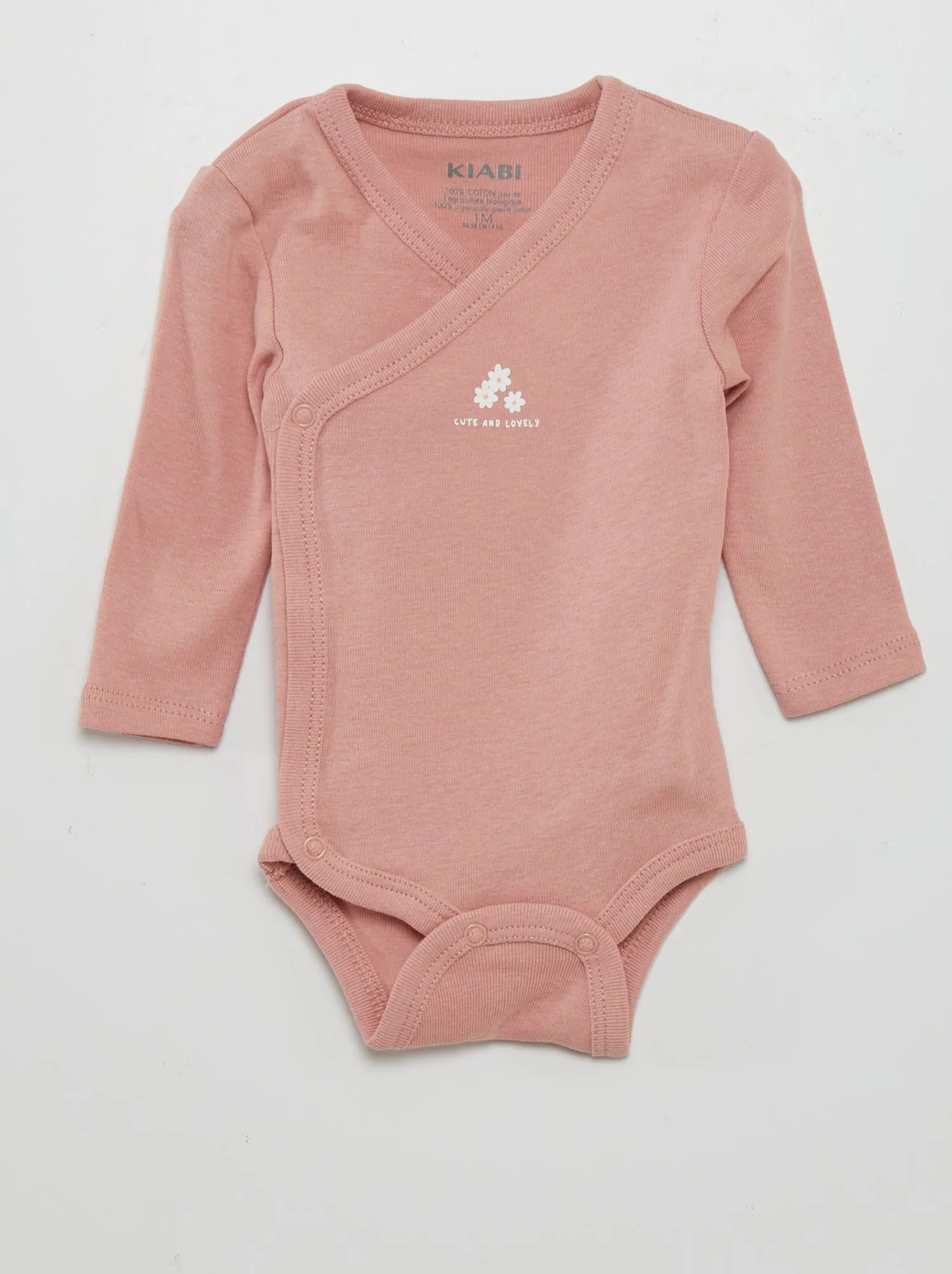 Set di 3 body in maglia a coste - 3 pezzi - ROSA