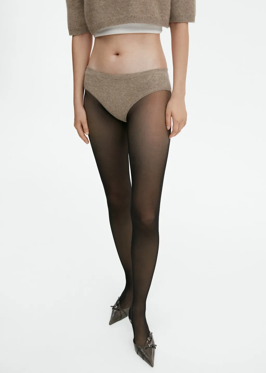 Short maglia cashmere
