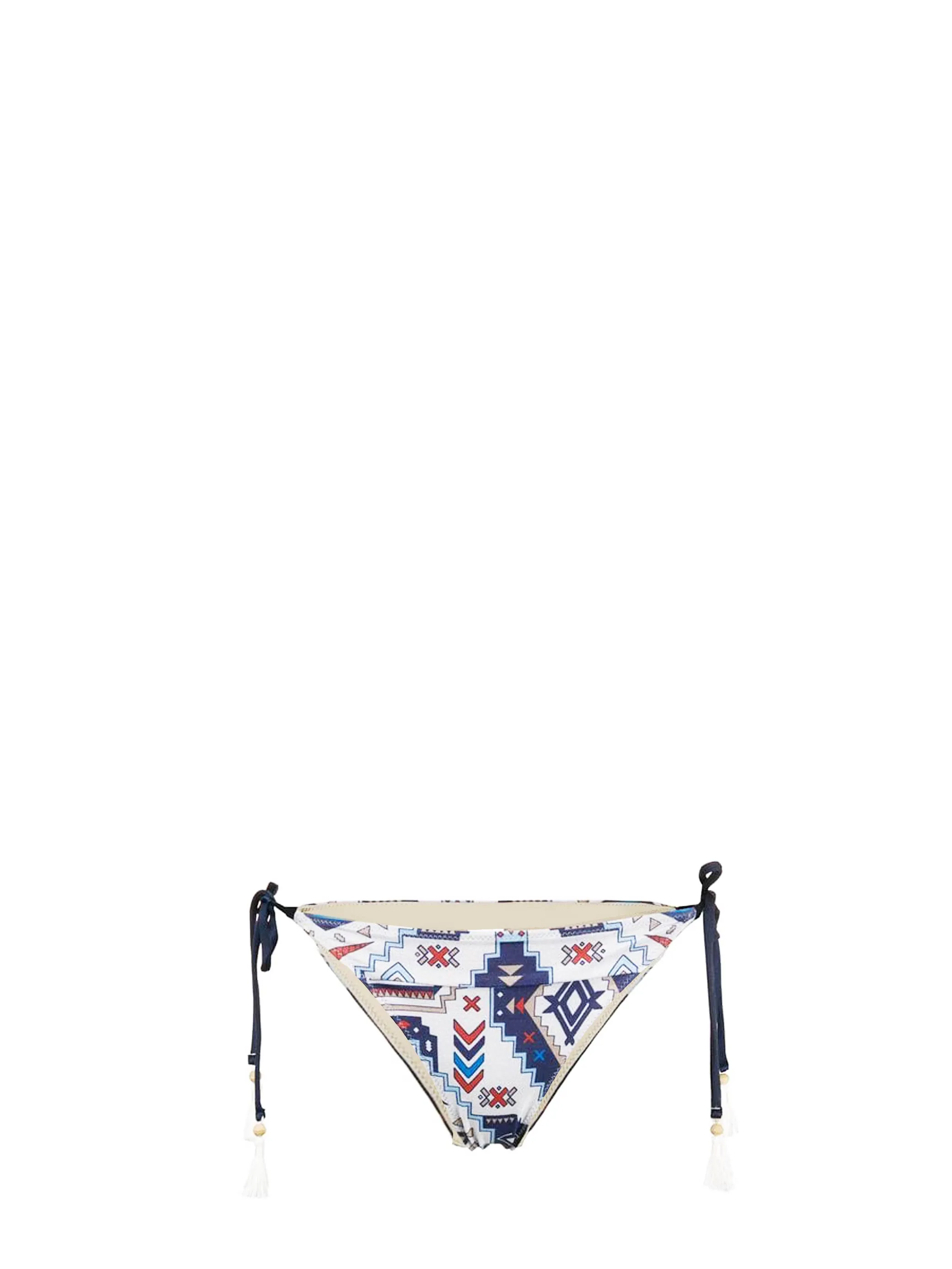 Slip mare donna con stampa glitter azteca