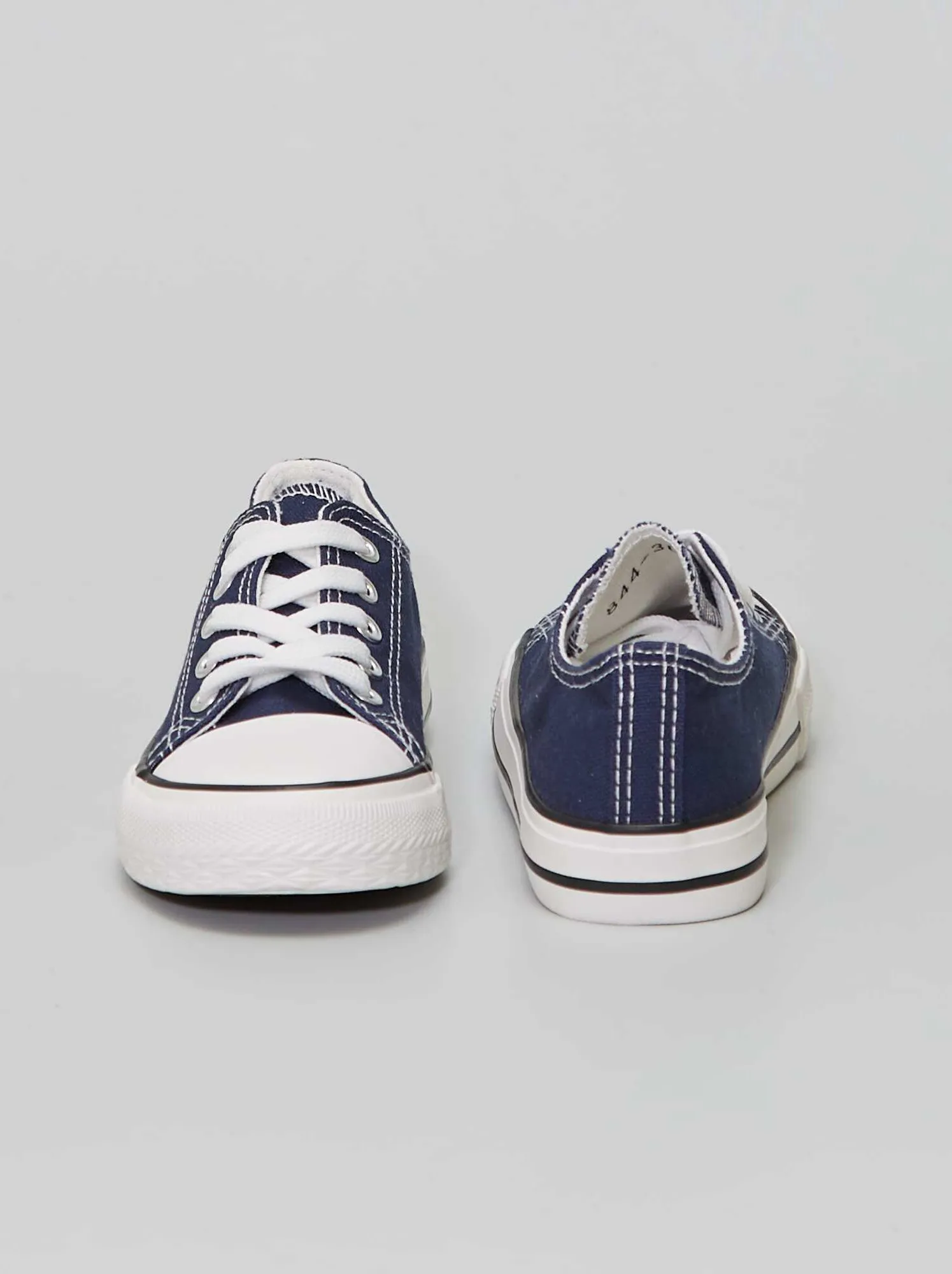Sneakers basse in tela - BLU