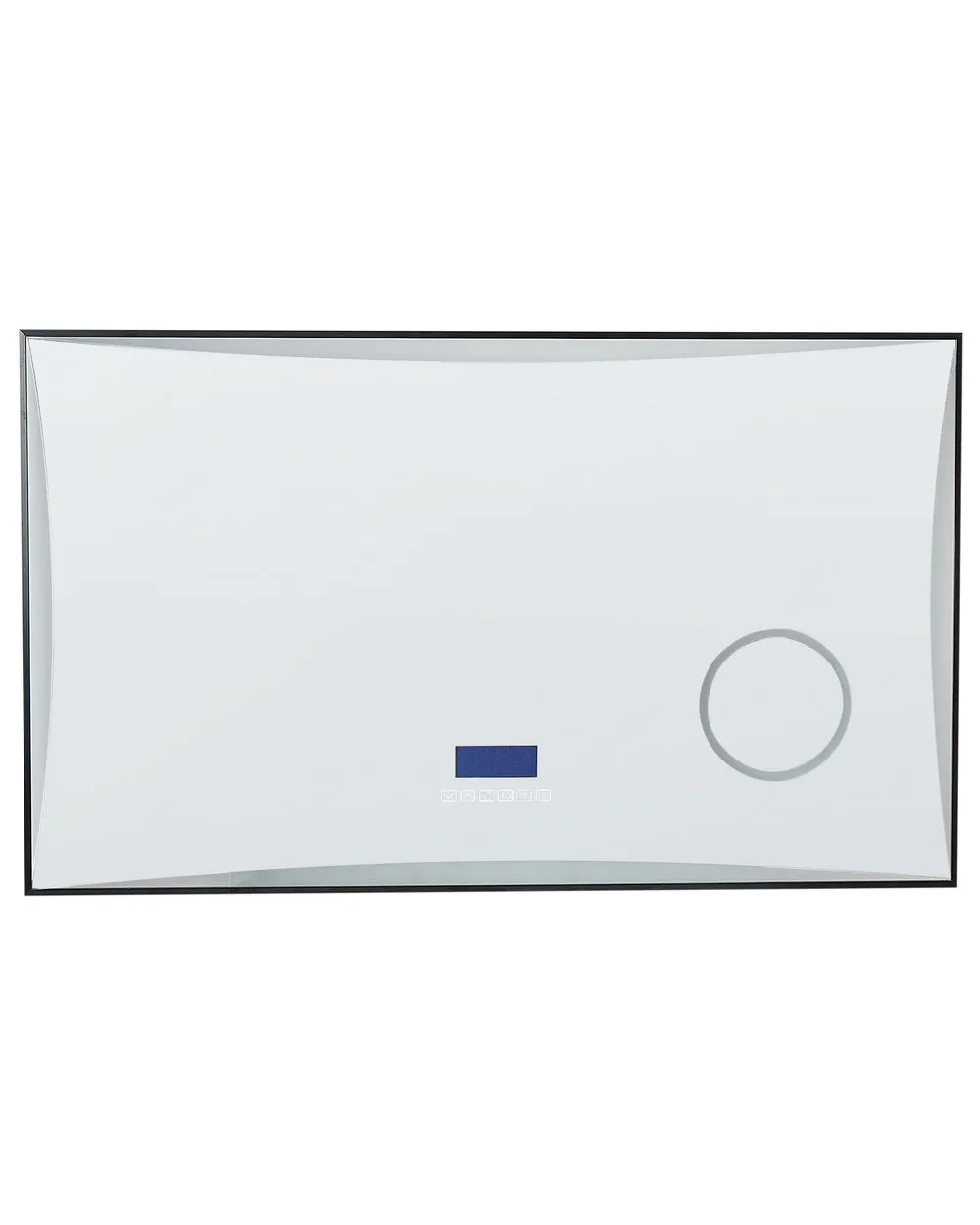 Specchio da bagno con luce LED ONLAY 100 cm 60 cm Argento