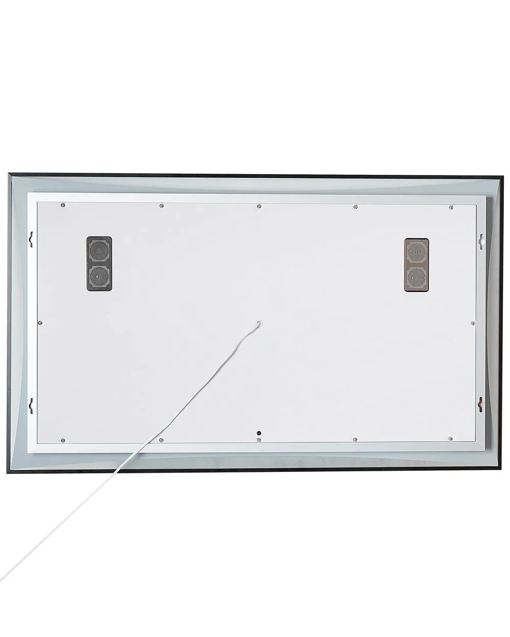 Specchio da bagno con luce LED ONLAY 100 cm 60 cm Argento