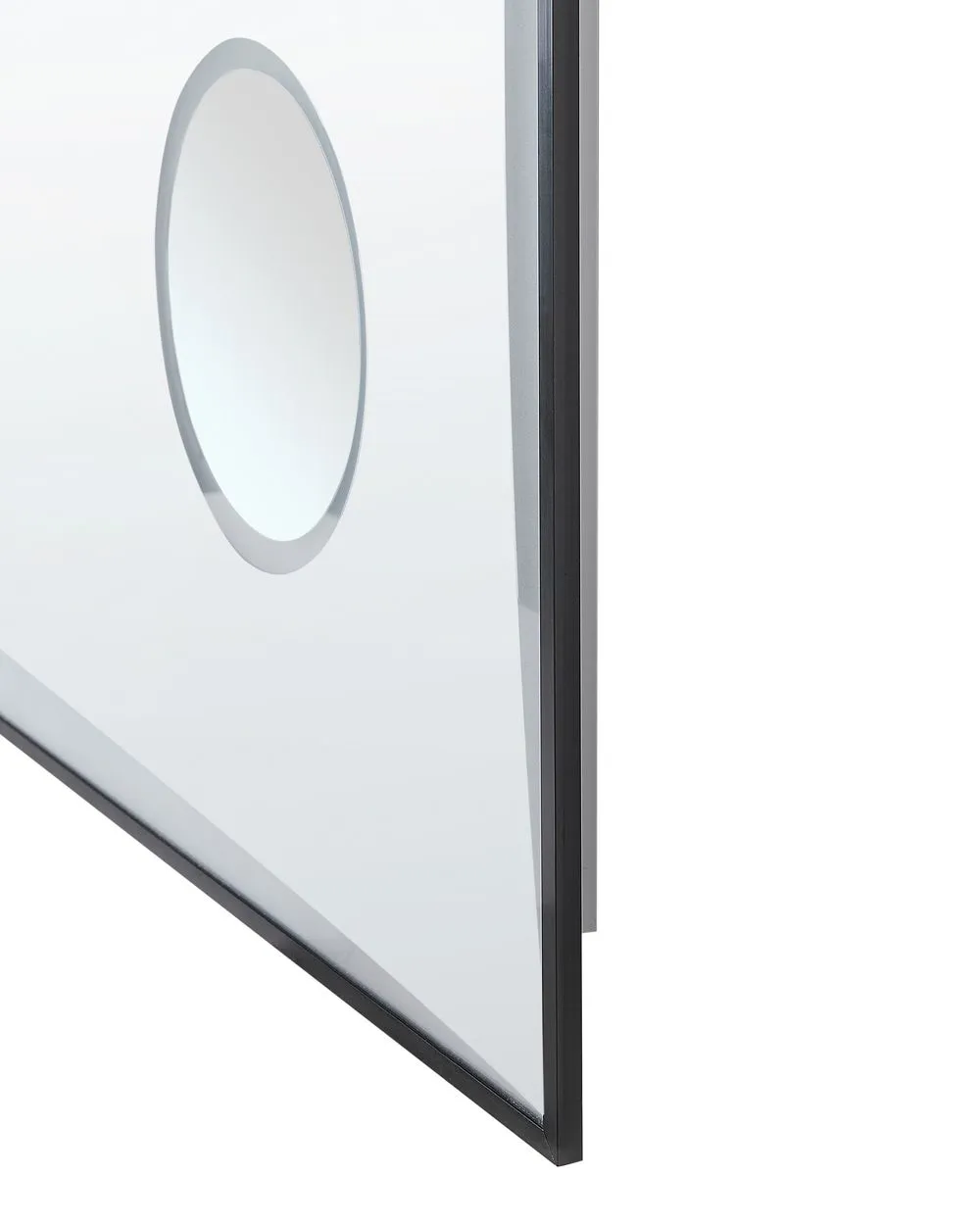 Specchio da bagno con luce LED ONLAY 100 cm 60 cm Argento