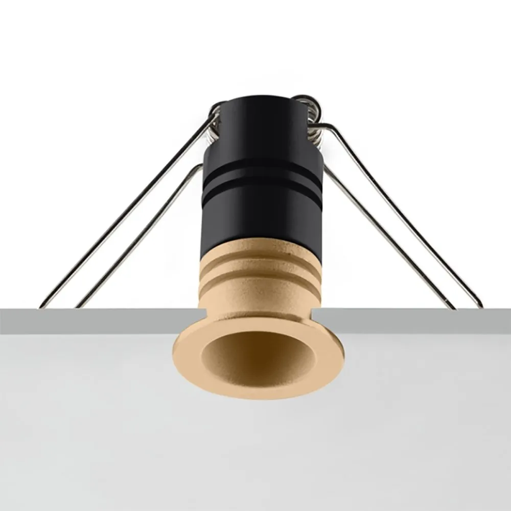 Spot incasso Pan International FOCUS MICRO FO-OAA V SAND LED 38 110LM faretto classico tondo cartongesso