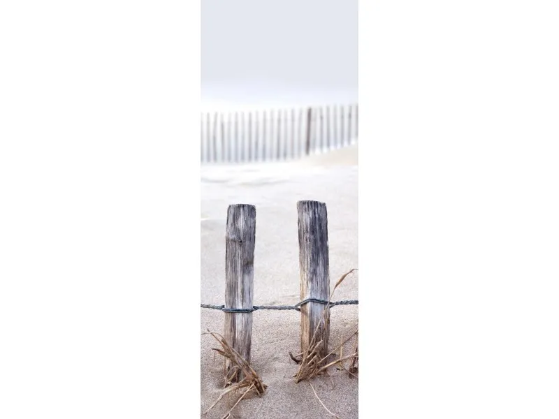 Stampa decorativa Deco Glass Fence In The Dunes 80 cm x 30 cm