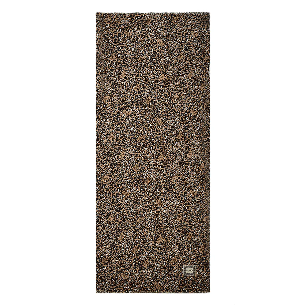 Stola Donna 180 x 70 cm LIU JO in Tessuto con Stampa Animalier 2F3144