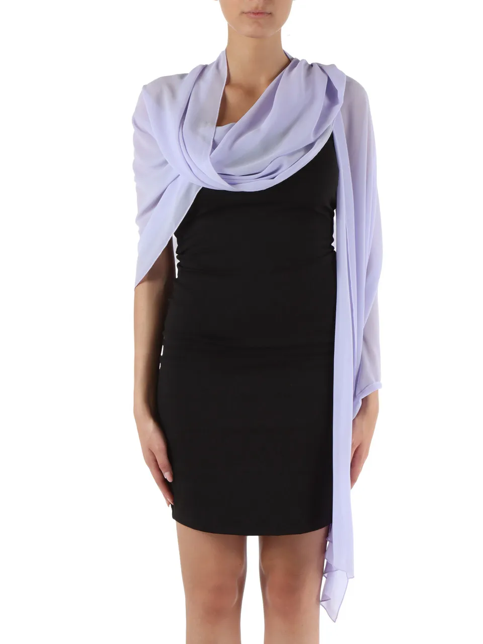 Stola in georgette stretch