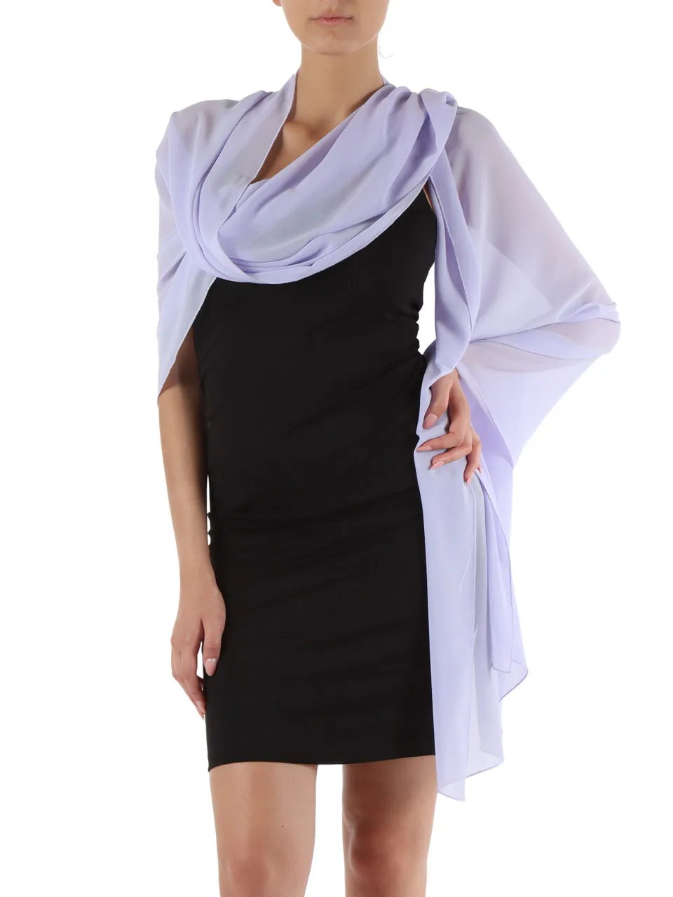 Stola in georgette stretch