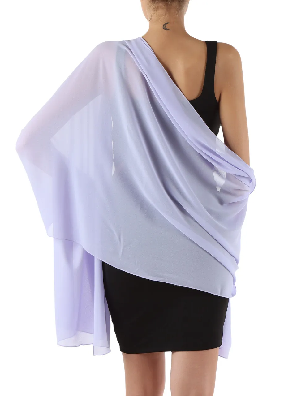 Stola in georgette stretch