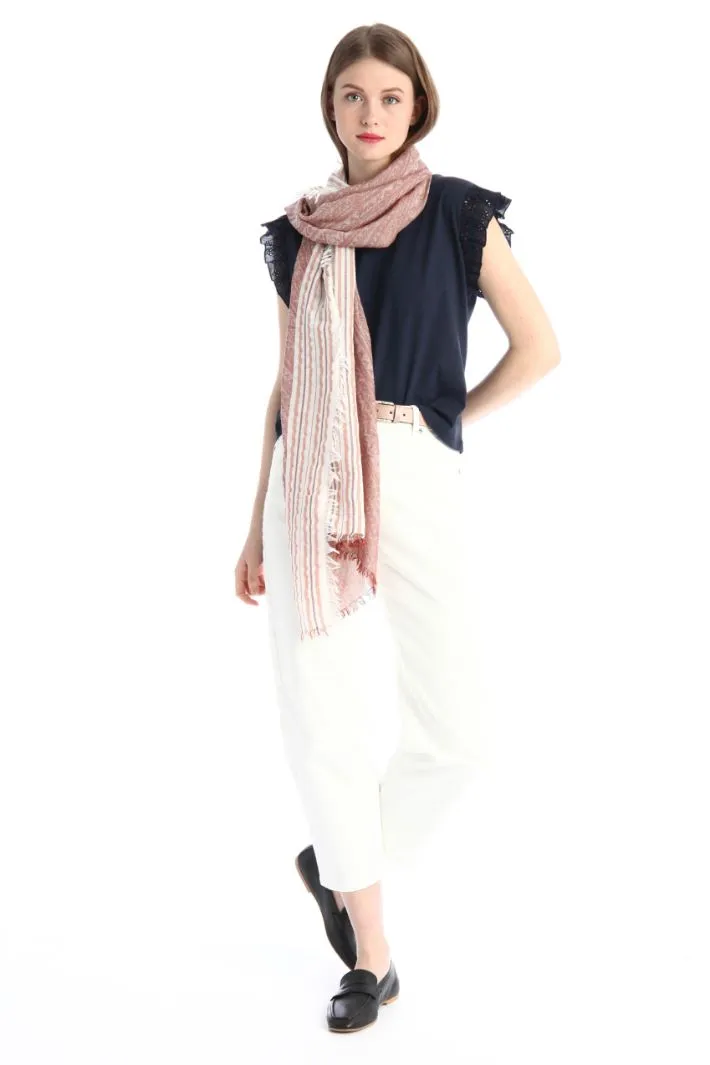 Stola in jacquard di viscosa