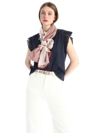 Stola in jacquard di viscosa