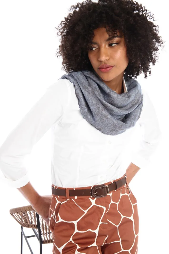Stola in viscosa jacquard