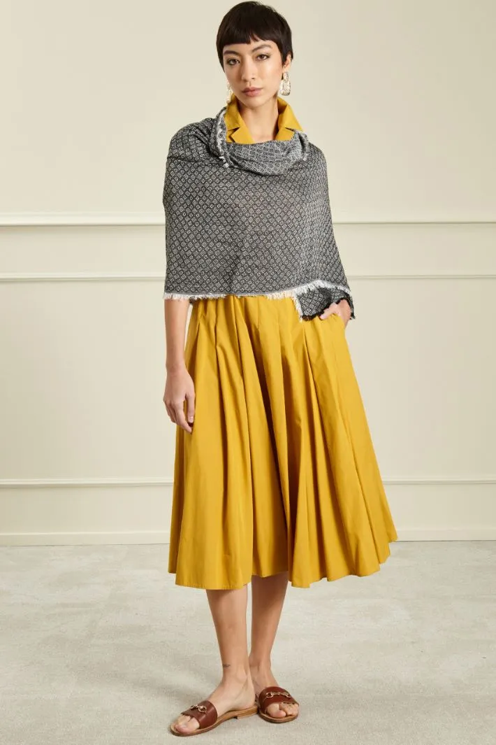 Stola jacquard