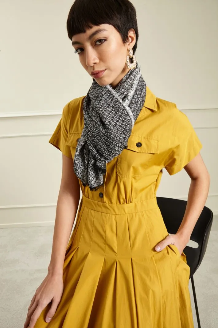 Stola jacquard