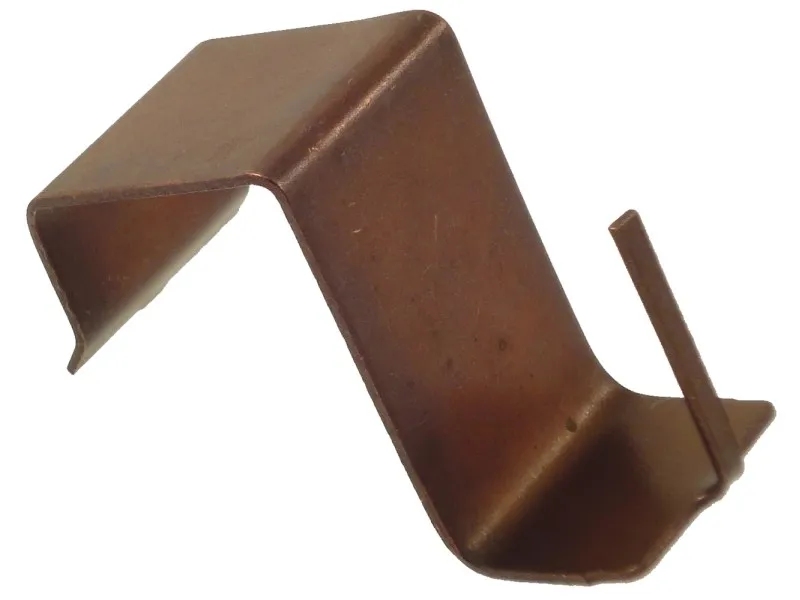Supporto a molla per infissi in PVC e legno bronzato 2 pz