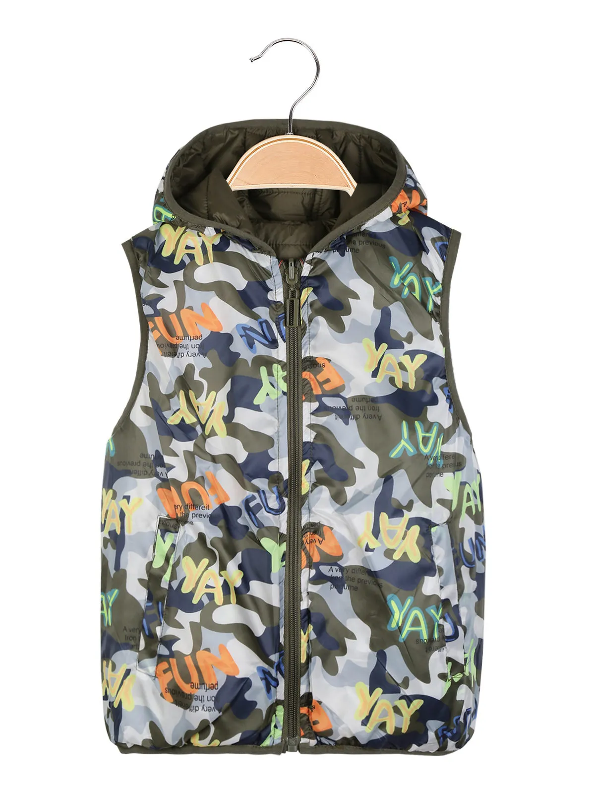 Sweet Junior Gilet matelassé réversible garçon
