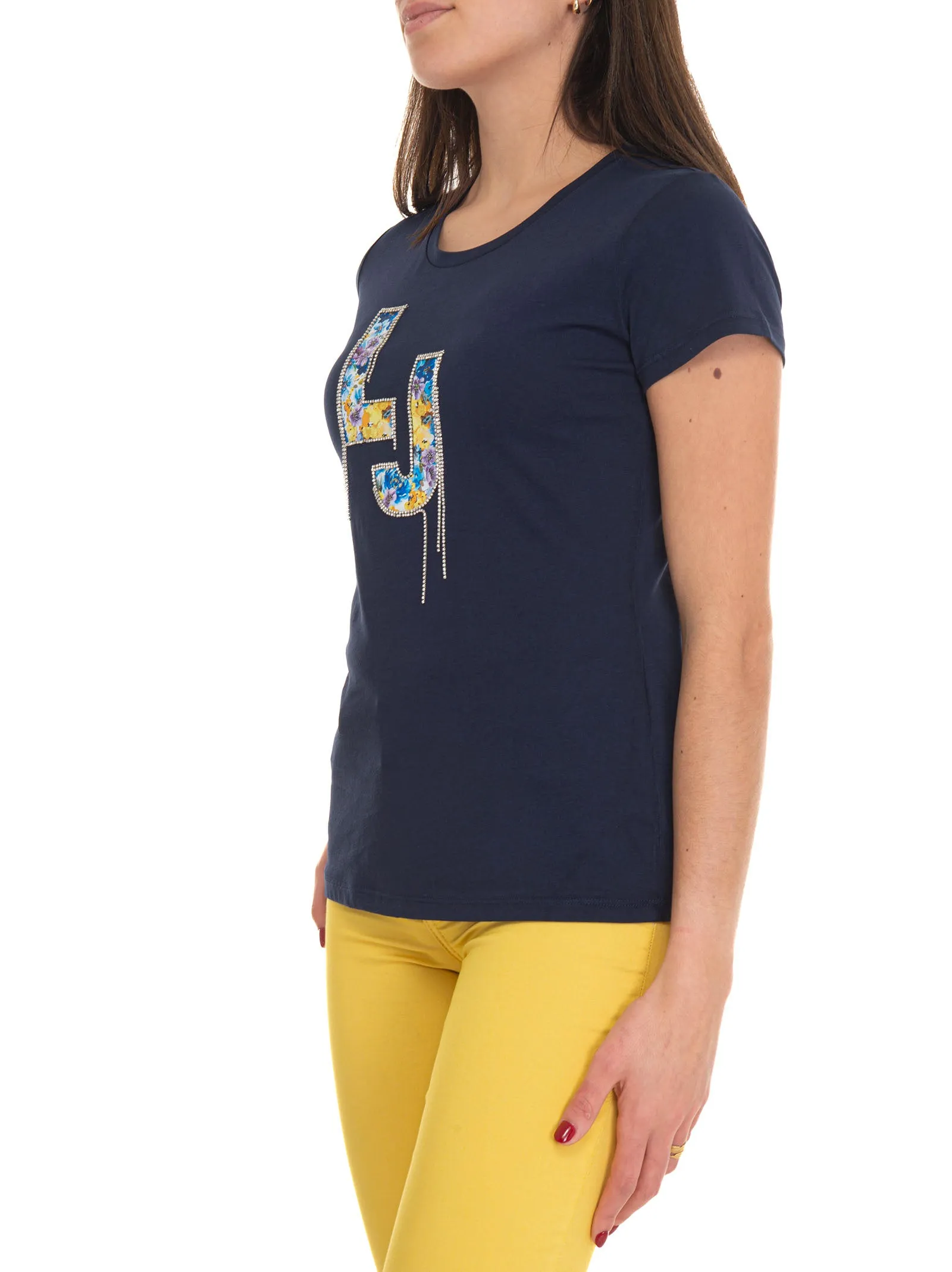 T-shirt Blu-giallo Liu Jo Donna