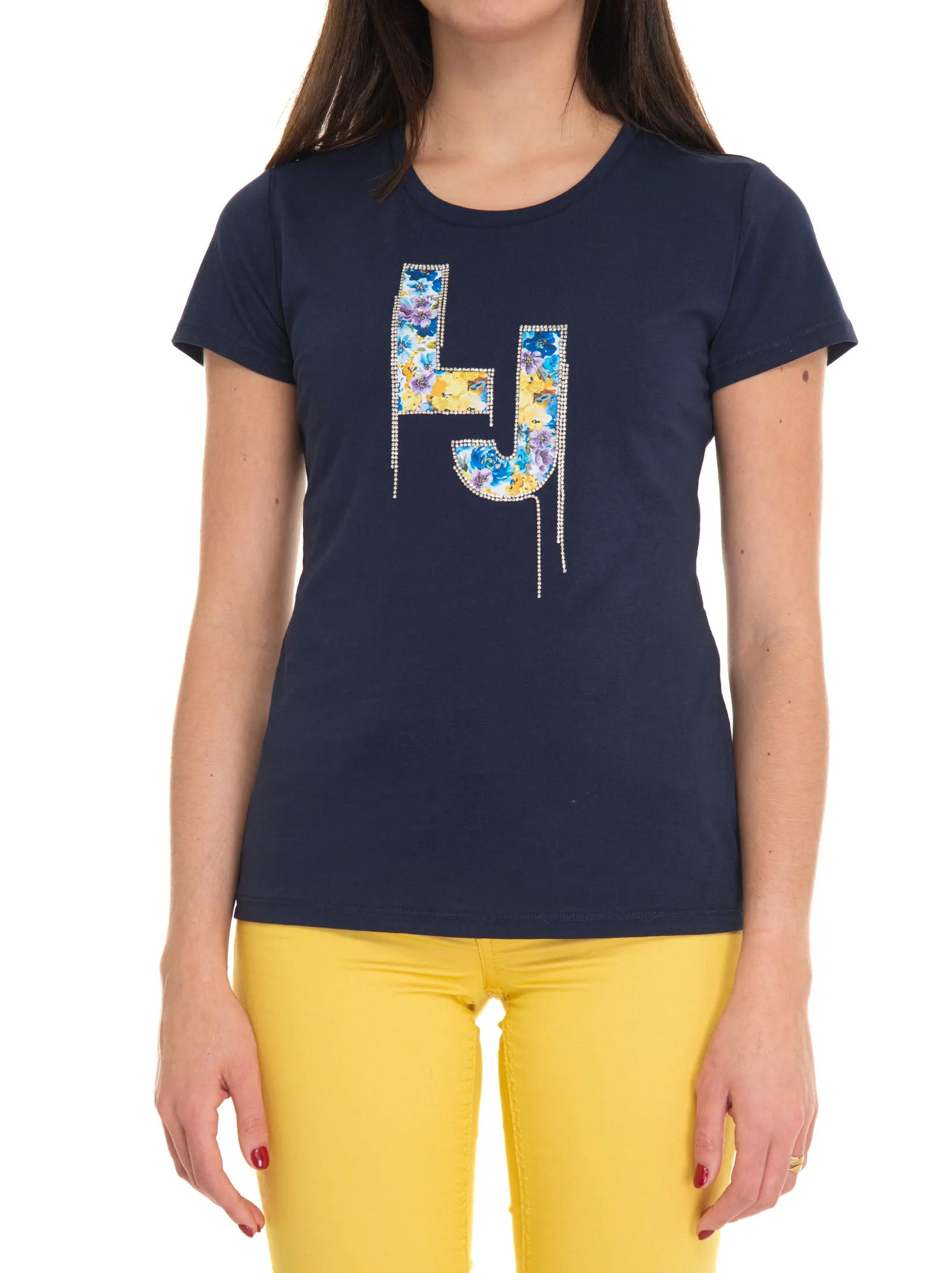 T-shirt Blu-giallo Liu Jo Donna