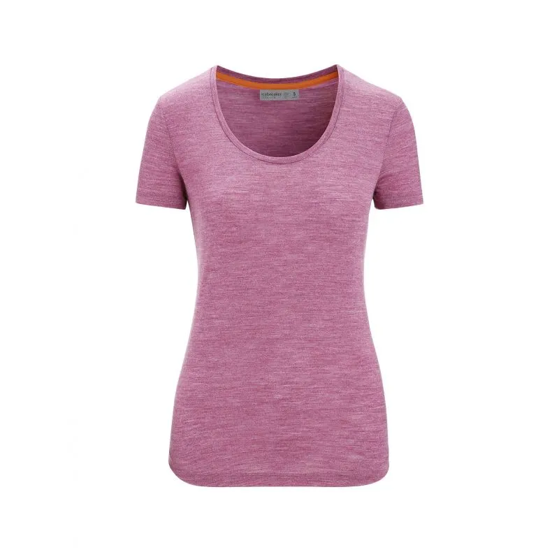 T-shirt Icebreaker Sphere II Scoop GO (Berry Heather) donna