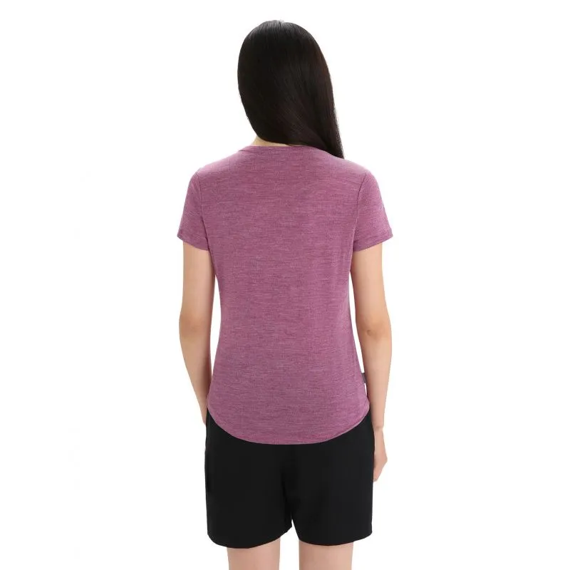 T-shirt Icebreaker Sphere II Scoop GO (Berry Heather) donna