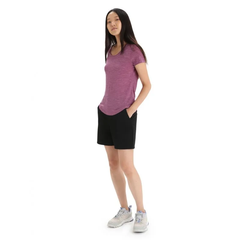 T-shirt Icebreaker Sphere II Scoop GO (Berry Heather) donna
