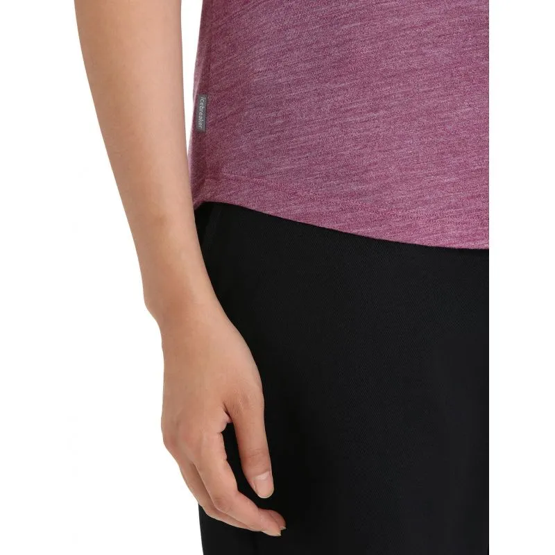 T-shirt Icebreaker Sphere II Scoop GO (Berry Heather) donna