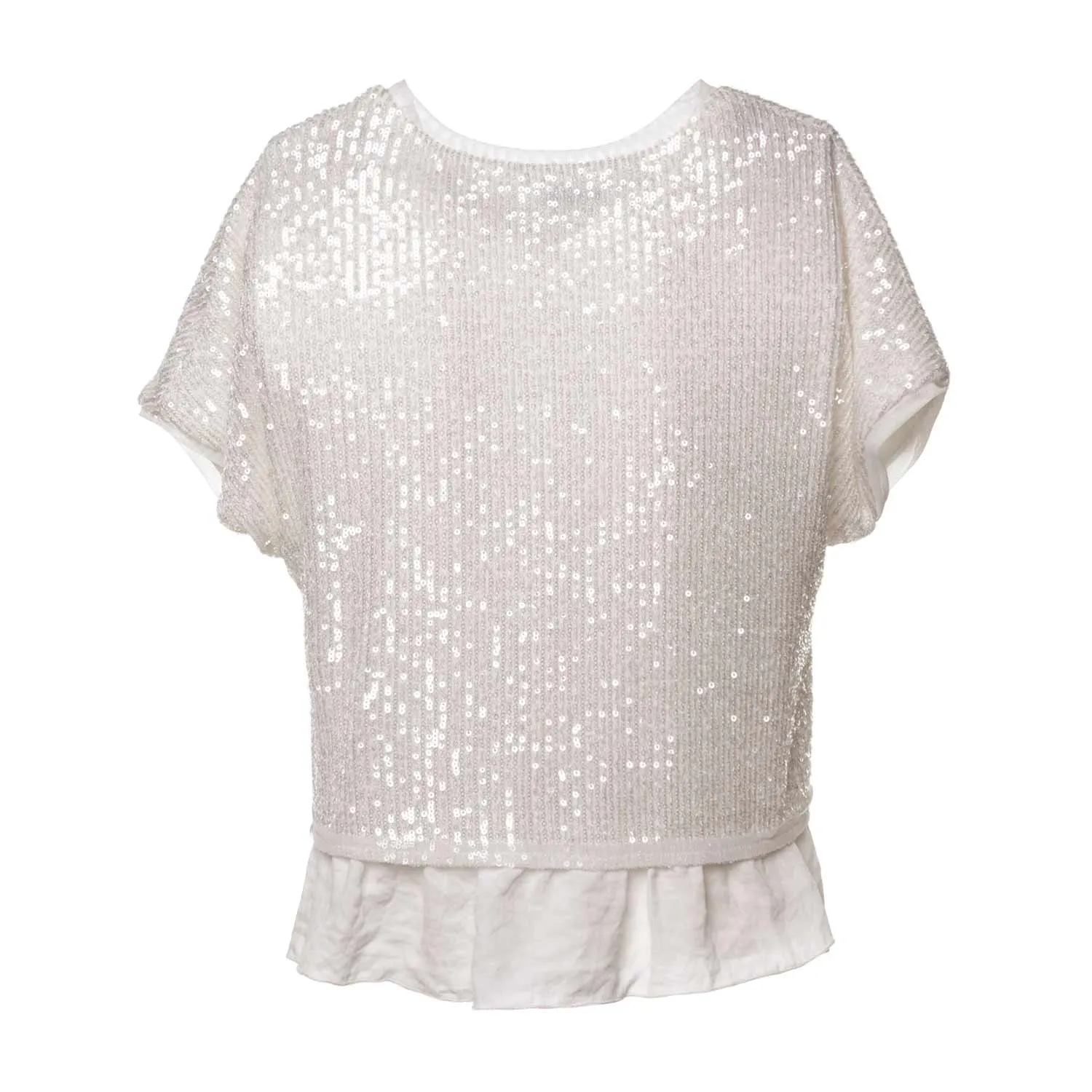 T-Shirt Paillettes Bambina Teenager