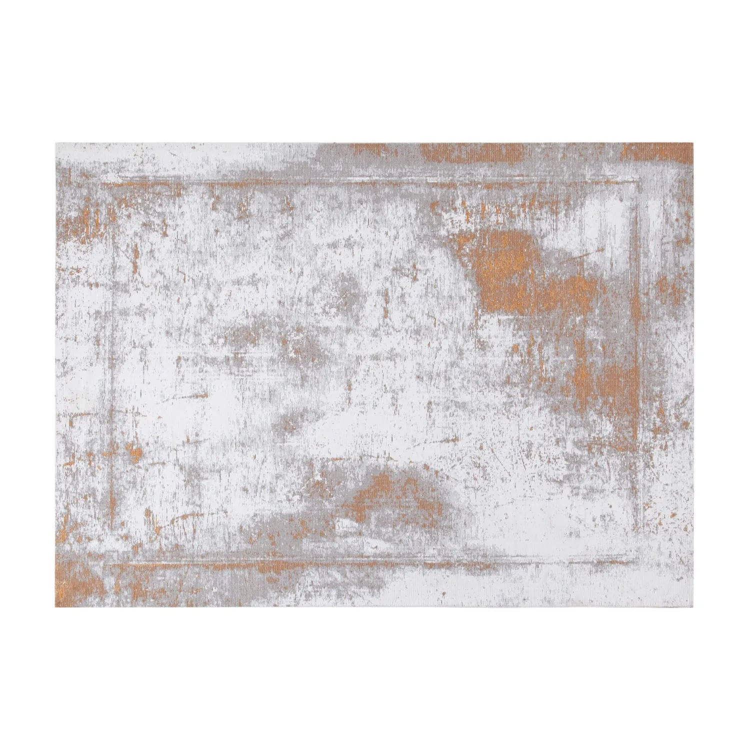 Tappeto 150x80 cm - Argentella oro e avorio 