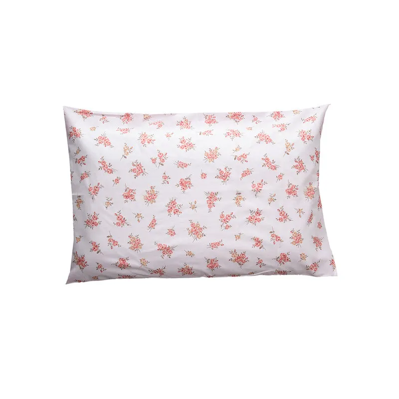 Tendenza floreale Coppia di federe bifaccia Mazzolin di fiori/rosa antico cotone