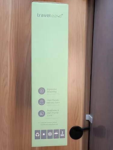 Travel Ease Cuscino Lombare Ergonomico, Supporto per la Schiena in Schiuma di Memoria per Seggiolino Auto Sedia da Ufficio, Schi