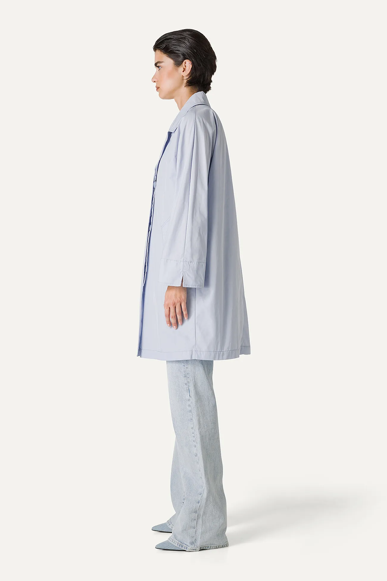 TRENCH IN NYLON MEMORY 9138 - GHIACCIO