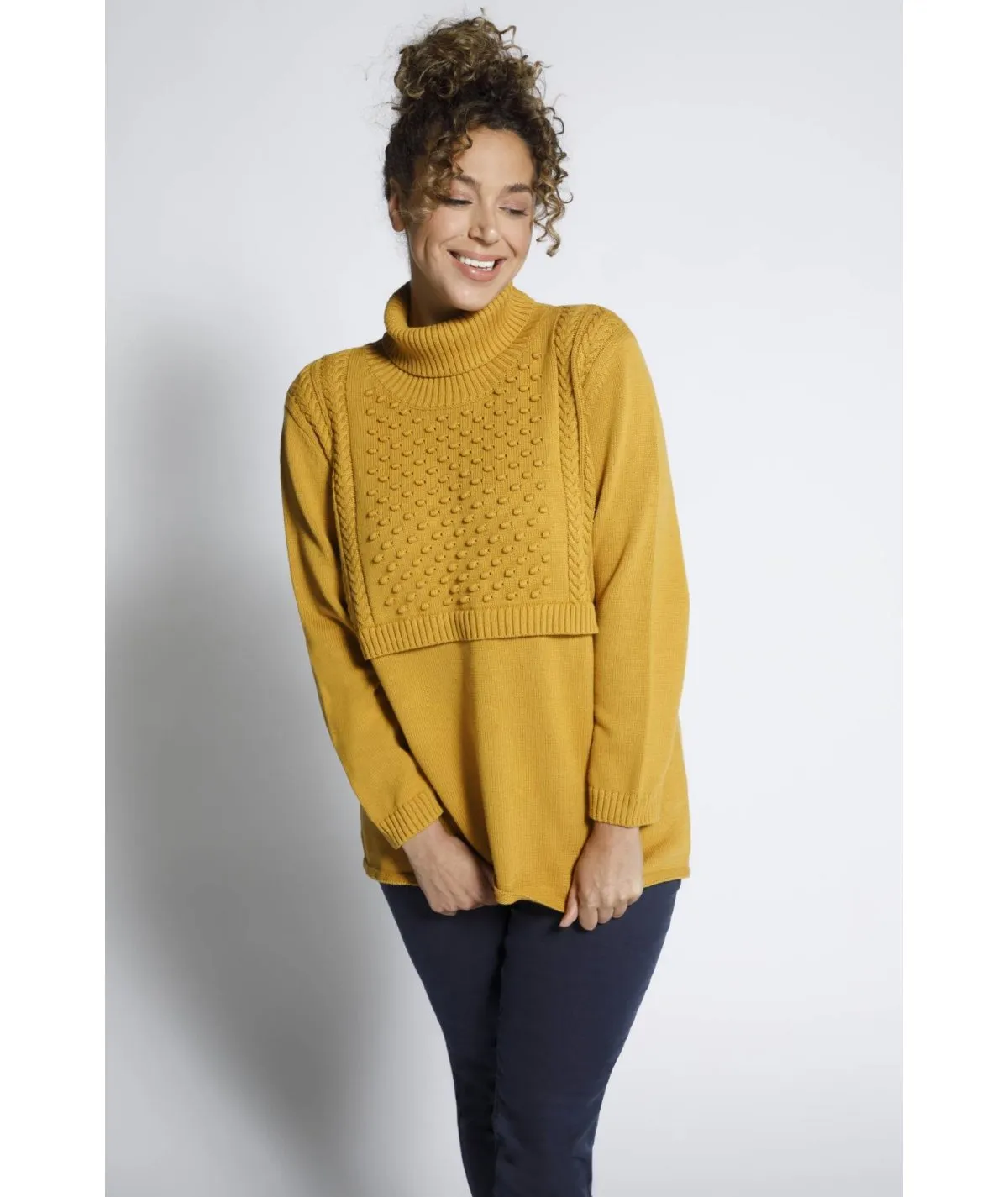 ULLA POPKEN PULLOVER DOLCEVITA PER DONNA CURVY E RAGAZZA TAGLIE COMODE