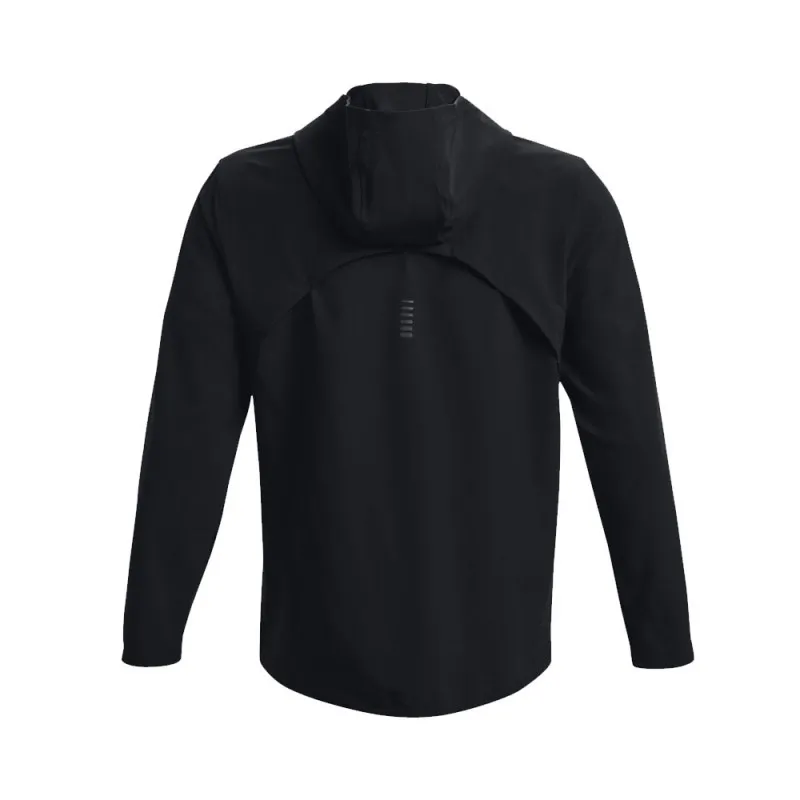 Under Armour Giacca Running Outrun Storm Reflective Nero Grigi Uomo
