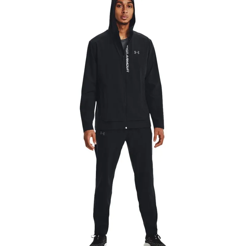 Under Armour Giacca Running Outrun Storm Reflective Nero Grigi Uomo