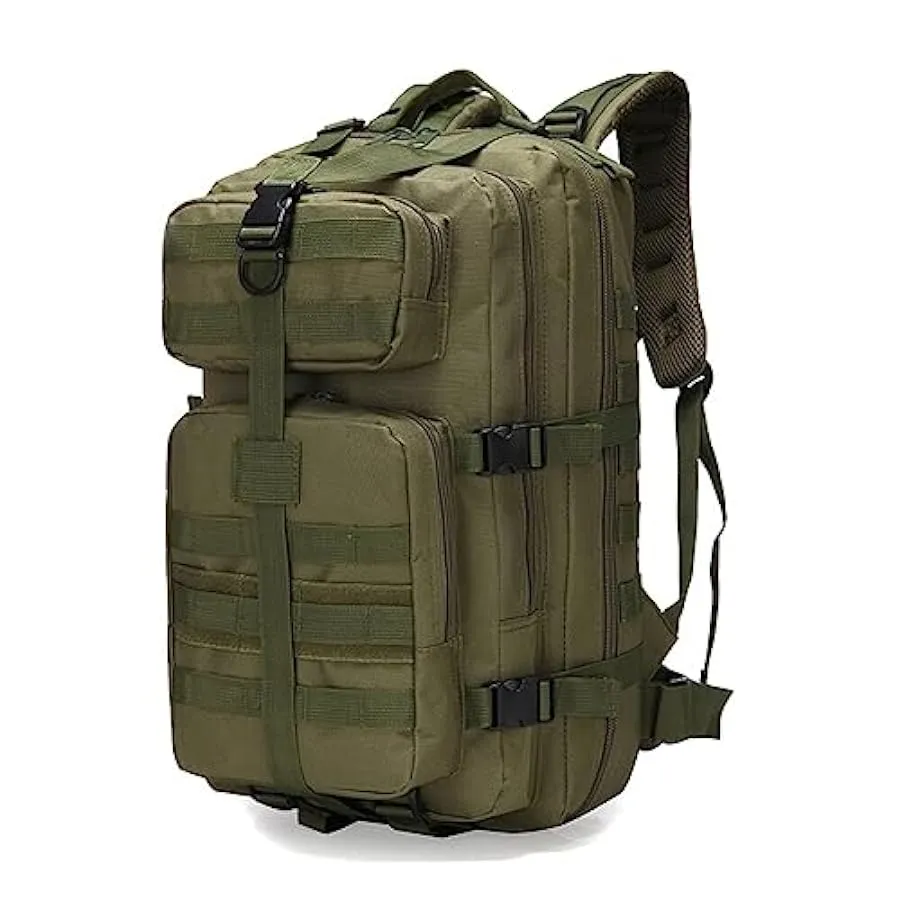 URFEDA Zaino tattico Zaino militare Borsa d’assalto militare di grande capacità Zaino da escursionismo multifunzionale Zaino spo