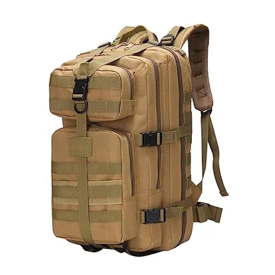URFEDA Zaino tattico Zaino militare Borsa d’assalto militare di grande capacità Zaino da escursionismo multifunzionale Zaino spo