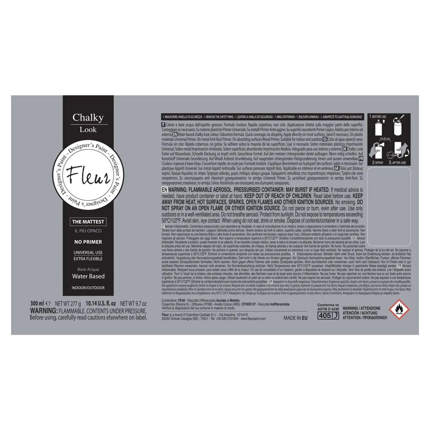 Vernice spray fleur chalky f31 Tropical Sunset 300 ml