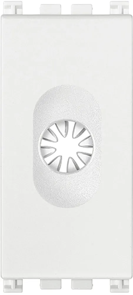 Vimar Arkè passacavo con serracavo colore bianco