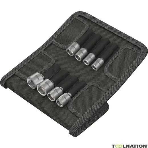 Wera 05073495001 869/4 M Set di punte a bussola 50mm magnetiche da 8 pezzi in valigetta