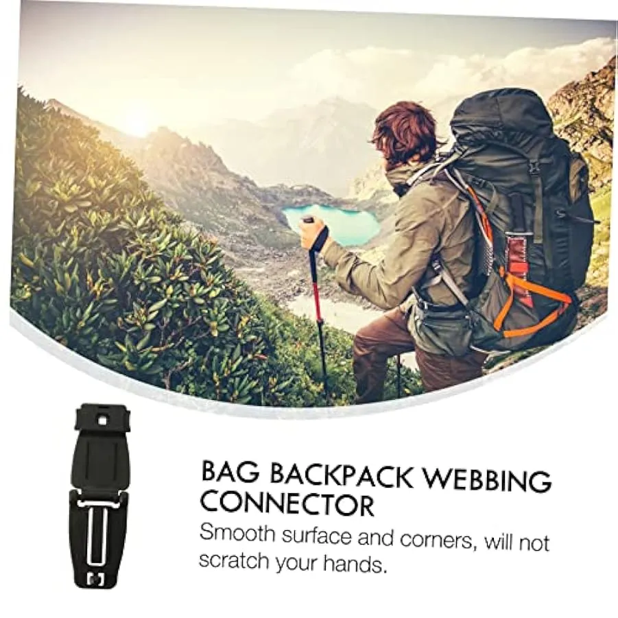 Yardwe 30 Pz Accessori Per Zaini Connettore Fibbia Per Borsa Fibbia Per Fettuccia Fibbia Di Collegamento Della Borsa in Tessuto 