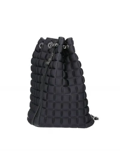 Zaino chain con zip NERO LUCIDO