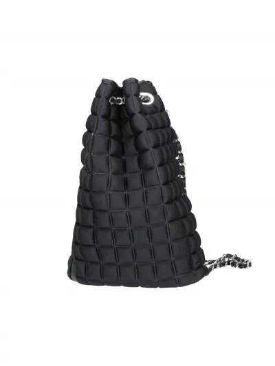Zaino chain con zip NERO LUCIDO